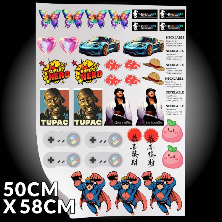 DTF Halber Meter Druck