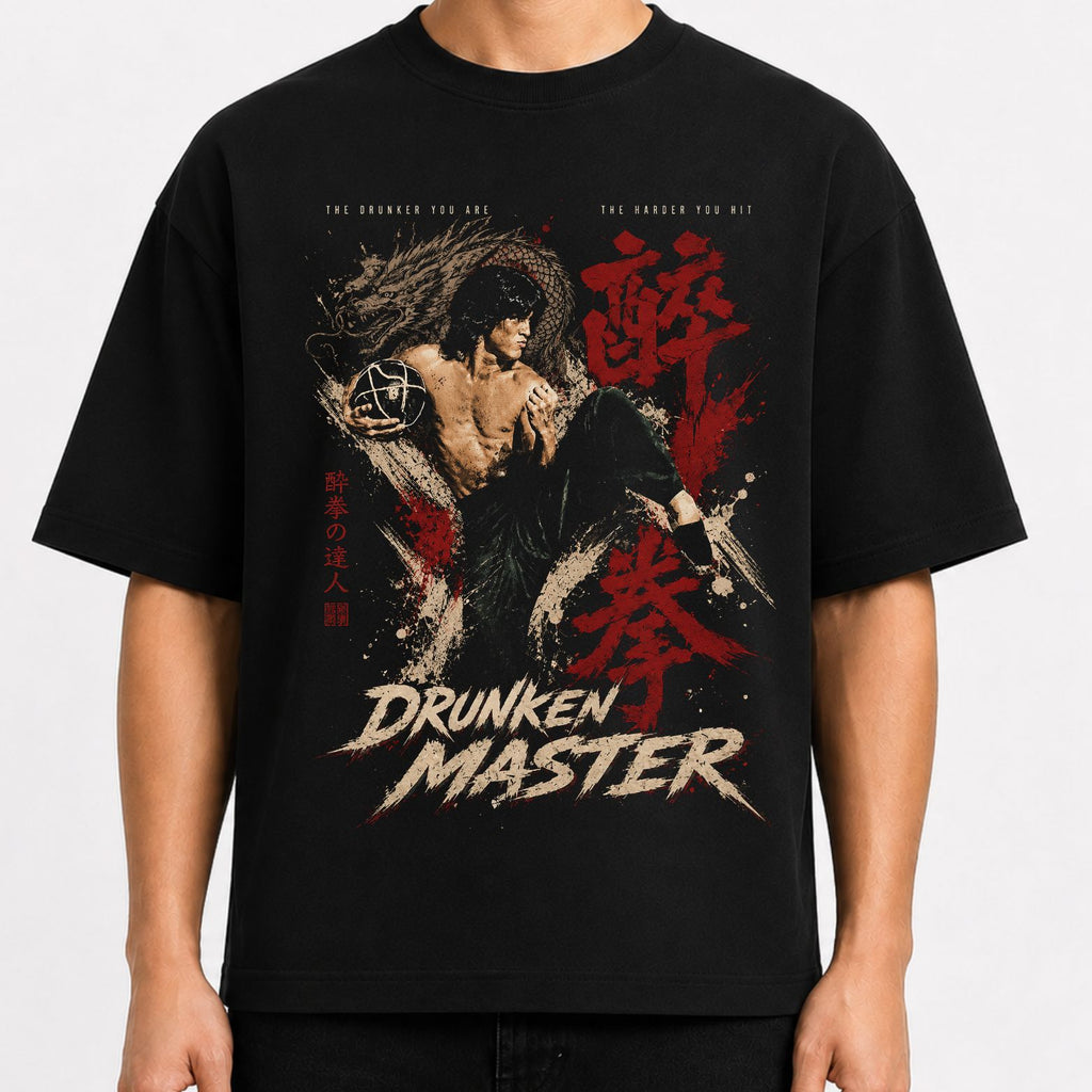 Drunken Master Kungfu Oversized T-Shirt