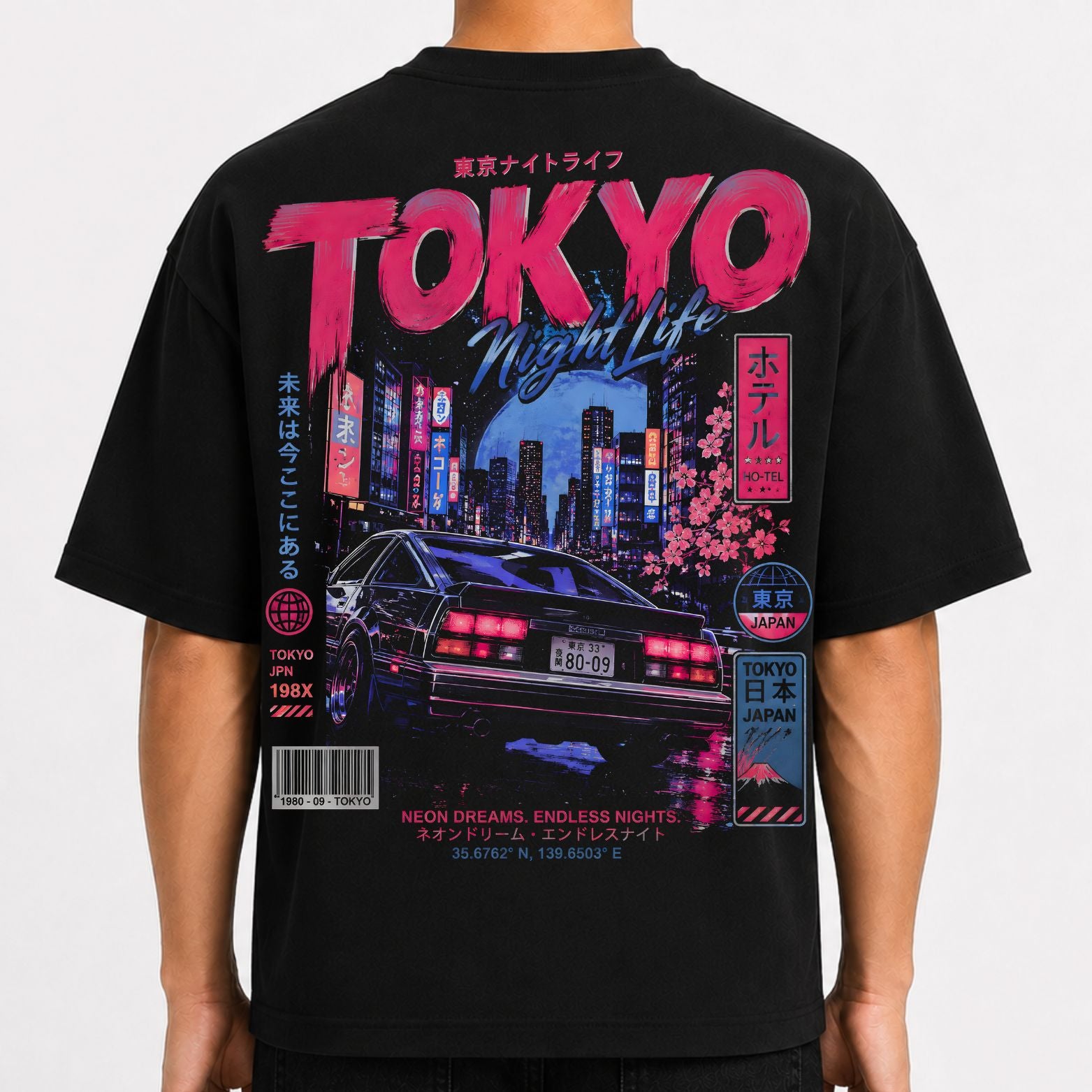 Tokyo Dreams Oversized T-Shirt